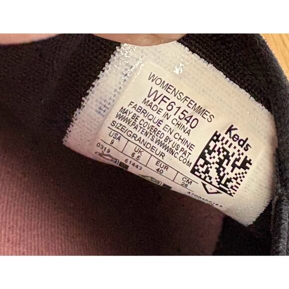 KED'S Double Decker "Empower" Black Slip-On Sneakers Women's Size 9 - Picture 10 of 11